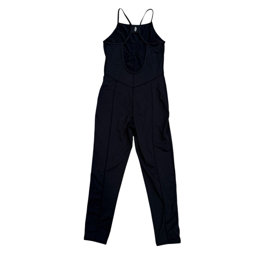 Free People FP Movement Black Ashford Side To Side Performance Jumpsuit - Picture 3 of 7